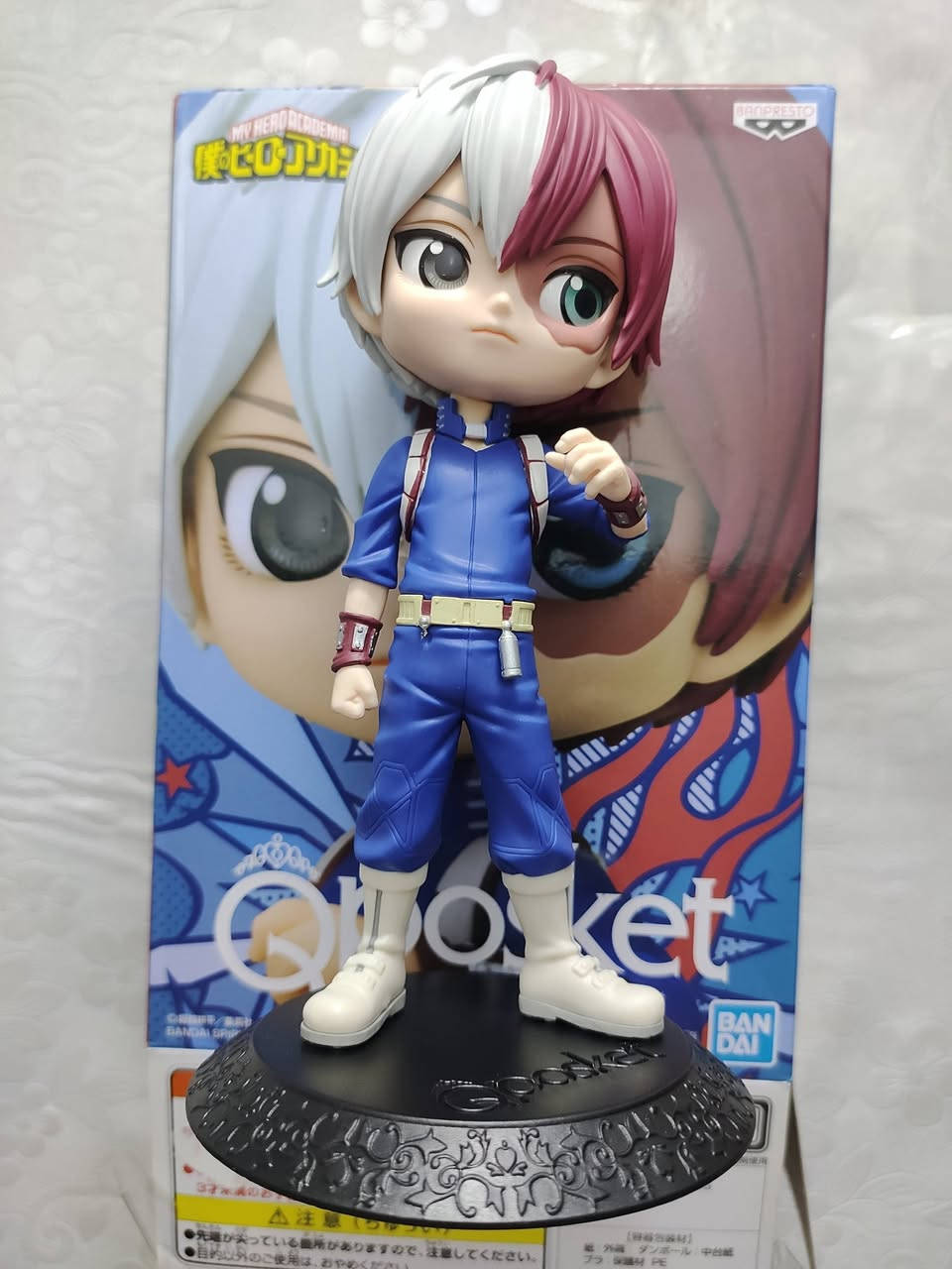 مجسم شخصية شوتو تودوروكي من سلسلة "أكاديميتي للأبطال" (My Hero Academia)
 وهي مجسم صغير من سلسلة Q Posket تنتجه شركة بانبريستو.المجسم مصنوع من مادة PVC ويبلغ طوله حوالي 14 سم.يتميز بتفاصيل دقيقة، بما في ذلك الشعر ثنائي اللون (الأبيض والأحمر) والزي الأزرق الخاص به.


**إذا كنت صاحب هذا الإعلان وتريد حذفه لأي سبب، رجاءا أرسل رسالة إلى الدعم الفني**