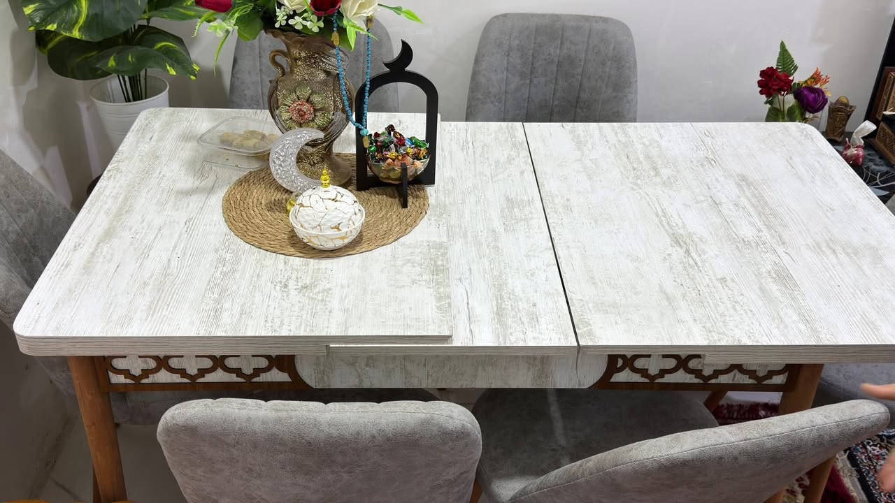 الســــلام ؏ـــليكم
ميز طعام سلايت 6 كراسي
خشب نظيف جداً جداً استخدام قليل جداً 
السعر 200 الف وبي مجال قليل


**إذا كنت صاحب هذا الإعلان وتريد حذفه لأي سبب، رجاءا أرسل رسالة إلى الدعم الفني**