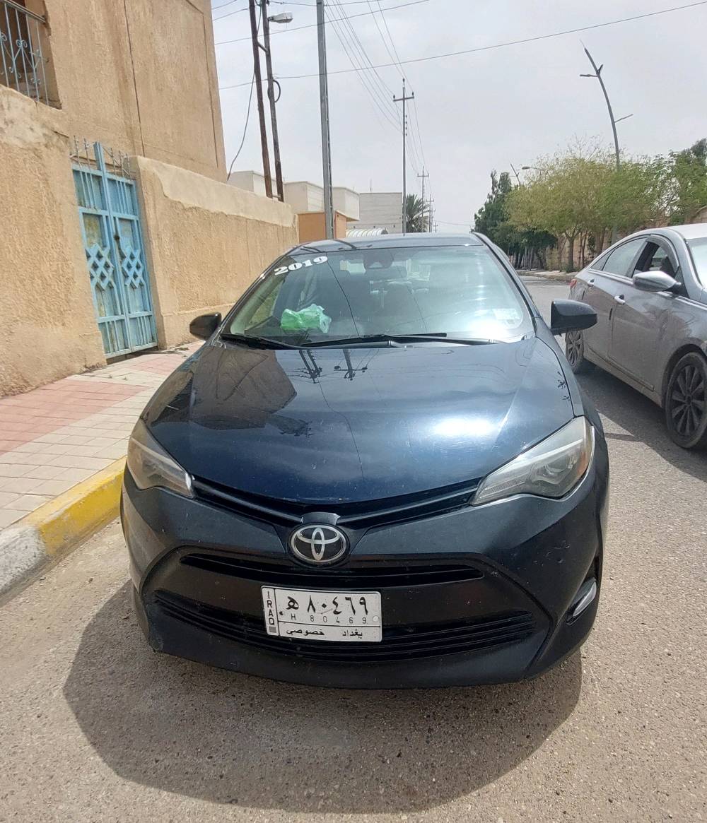 كورلا 2019 وارد أمريكي 🇺🇸
فئة LE
ماشية ١٢٠ ألف ميل
رقم: بغداد مشروع وطني تحويل مباشر
✨ المواصفات ✨
 • محرك 1800 الاقتصادي بلادي  مامفتوح
 • كير بلادي مامفتوح 
 • شاشة بلادية+ بلوتوث 
 • كاميرا خلفية
 • مثبت سرعة
. مانع تصادم
. مانع انزلاق
 • تحكم بالستيرن جهتين 
🚗 السيارة بيها باب السائق والباب الخلفي والجاملغ حادث امريكا  بدون دواخل
📍 الموقع: الانبار- البغدادي 
السعر ١٢٧$ وبيها مجال بسيط
📞 للإستفسار: ***********
