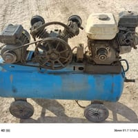 كمبريسر للبيع حجم لبطل 150 يشتغل كهرباء بانزين وياه مسدس جديد وصونده ح...
