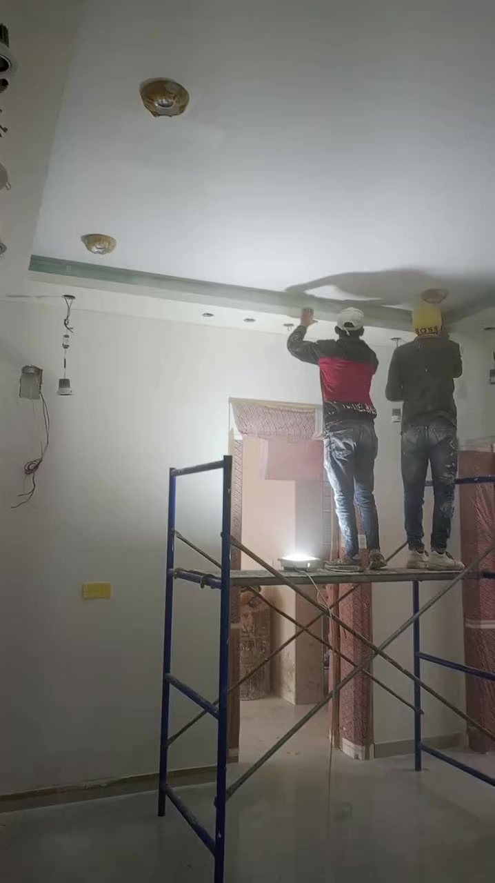 سلام عليكم متابعينا الكرام جانب من اعمالنه عرض خاص سعر متر الجبس كرزته وعمل 20الف بابل لتواصل ***********
