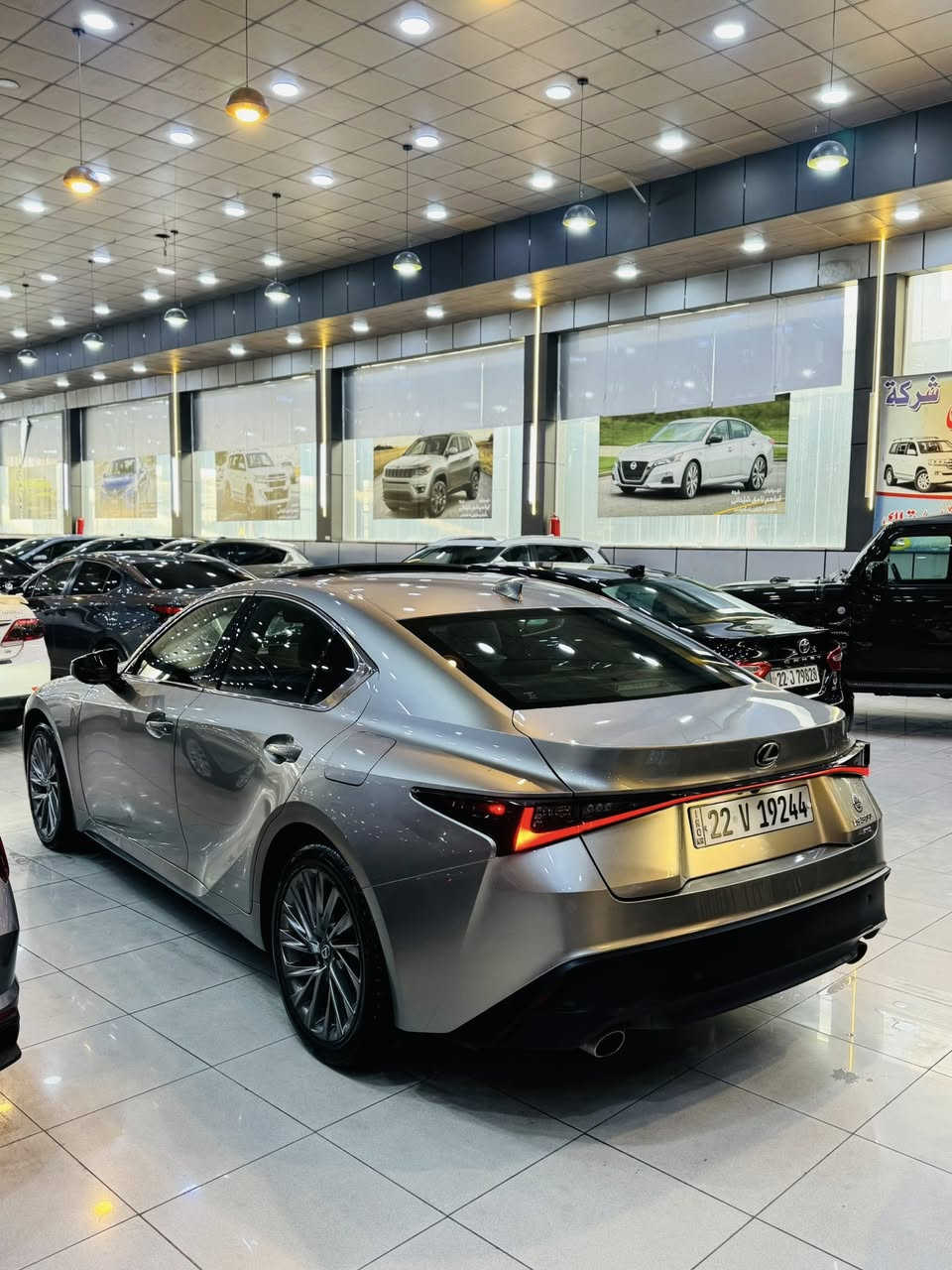 LEXUS IS 300 2023 V6
***********
فول موسفات 
سلايت
رادار ٣٦٠
كشين جلد
كشين حار بارد
V6
شاشة كبيرة 
لايت ليد
ضرر شبر جاملخ بدون داخل بدون ارباك ١٠٠٪؜١٠٠
عينوان إربيل معرض ابراهيم ناميق شيخاني 
سعر ٢٣٨ مجال
*********** وتساب
