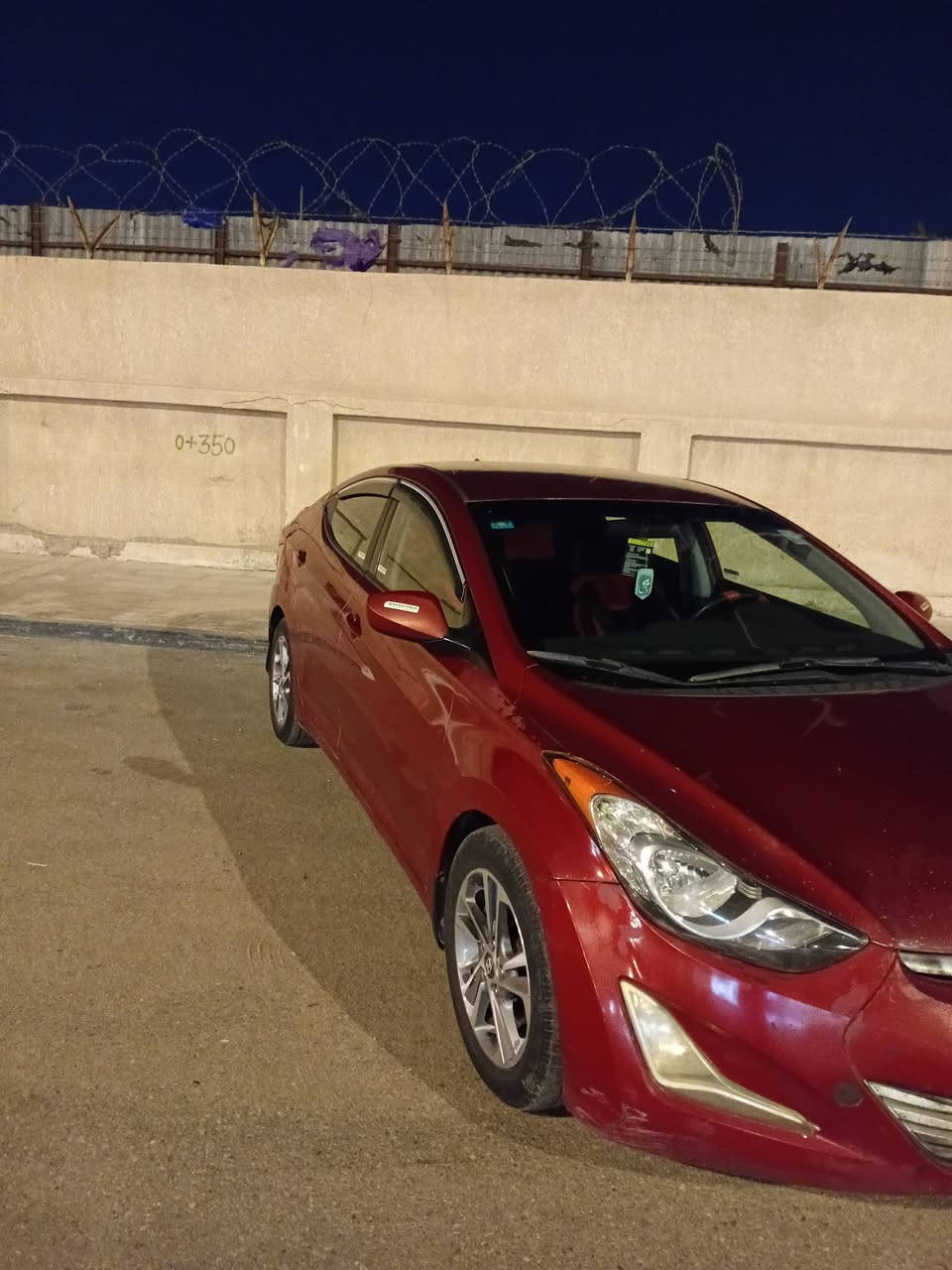 سلام عليكم النترا ٢٠١٢ كير عادي سيارة جاهزه من كلشي وارد امريكي ضربتها جاملغ خلفي صفحت السايق رايدها ٨٥ وبيها مجال الرقم ***********
