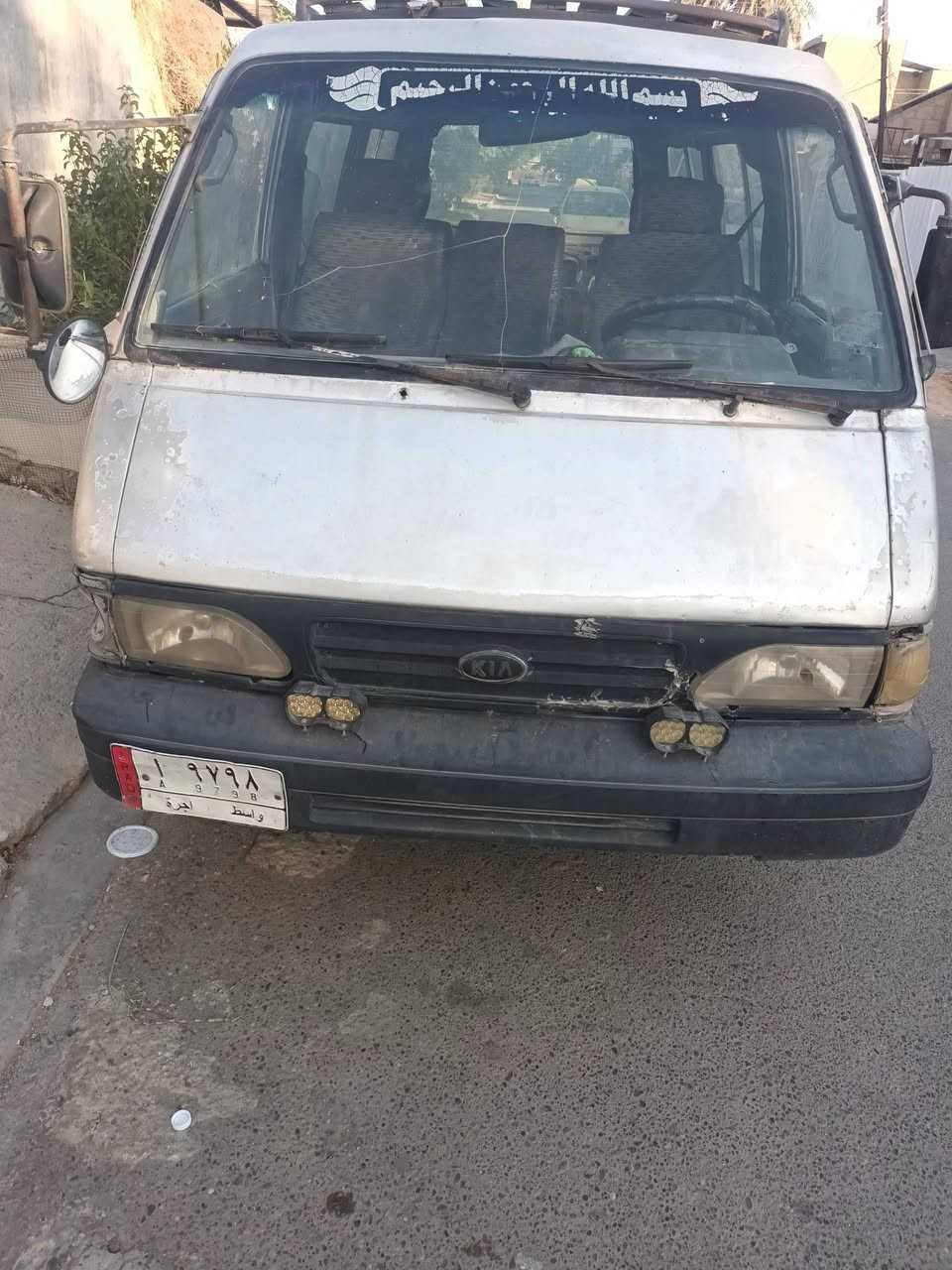 كيا بستا ٩٥ للبيع كير مكينه جدد حدادين تعبانه تحويل سعر ٢٠ ورقه بيها مجال هاتف *********** زعفرانيه
