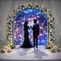 اطار كوشة اعراس او اعياد الميلاد كلش جبير يتركب على القياس الي تريده ك...