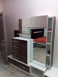 غرفة نوم للبيع مثل ماموضح بصوره نضافه ٩٨٪ غرفة اخت الجديده اصليه ثقيل ...