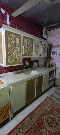 كاونتر ابو السنك • مرمر • مترين وربع