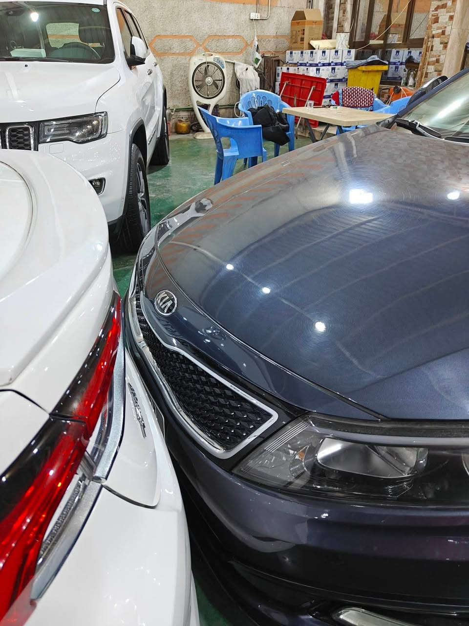 تحيه طيبه السلام عليكم
كيا اوبتما 2015
وارد امريكي ضرر موضوح صور 
صبغ بنيد بدون داوخل 
عداد المسافه 84 ميل
مكينة 2400
تحكم ستيرن 
شاشه كامره 
مثبت سرعة 
مانع انزلاق 
تخم تأير جديد 
تبريد ثلج 
رادر قيادة ذاتي 
سويج 
باقي مواصفات معروفه 
رقم بغداد دولي باسمي تحويل مباشرة سنويه هزه جديد 
السعر 120. ورقه 
اي استفسار 
*********** ابو علي 
مكان بغداد البياع معرض المنار الحديث شارع 2
