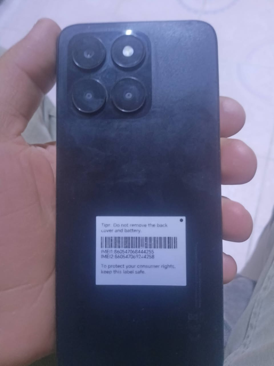 هونر إكس X6a
الذاكرة 128 
الرام 4 
السعر 125
بيه مجال


**إذا كنت صاحب هذا الإعلان وتريد حذفه لأي سبب، رجاءا أرسل رسالة إلى الدعم الفني**