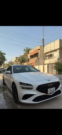 جنسس G70 2023 حادث السياره ابيعلك صبغ حزام مكفول من الكص ومن كلشي فقط ...