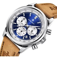 بنيار • كرونوغراف تناظري • مينا أزرق