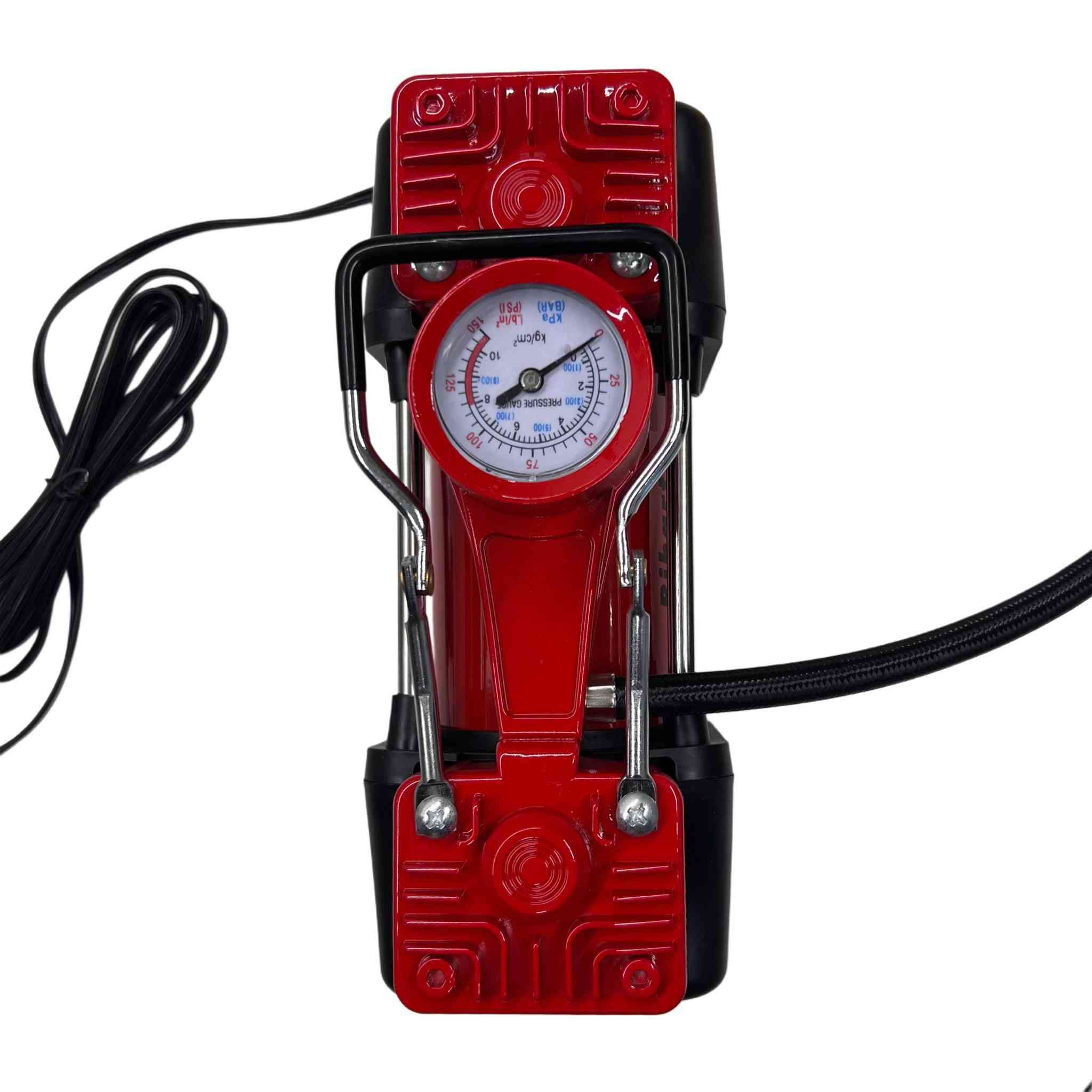 كمبريسر هواء محمول Bihart للسيارة 12V – ضغط قوي حتى 150 PSI

• كمبريسر هواء محمول من Bihart مصمم لنفخ إطارات السيارة بسرعة وسهولة، بحجم عملي وأداء مناسب للاستخدام داخل السيارة.

• يعمل على DC 12V ومناسب للاستخدام عبر منفذ 12V في السيارة.

• يوفر تدفق هواء أقصى 85 لتر/دقيقة لسرعة أفضل في النفخ.

• يدعم ضغط تشغيل أقصى 150 PSI مع إعادة تشغيل حتى 200 PSI.

• مزود بـ خرطوم هواء بطول 6.5 مع عداد ضغط ومشابك نحاسية صلبة.

• يحتوي على إضاءة LED ساطعة مع تشغيل سهل وتقنية ثبات أثناء الاستخدام.

• يتضمن حماية حرارية أوتوماتيكية للمحرك ضد ارتفاع الحرارة، مع حقيبة حمل قوية مرفقة.

• العلامة التجارية: Bihart
• نوع المنتج: Air Compressor / كمبريسر هواء محمول
• نوع الطاقة: DC 12V
• أقصى تدفق هواء: 85 لتر/دقيقة
• أقصى فولتية: 13.8V
• أقصى سحب تيار: 30A
• أقصى ضغط تشغيل: 150 PSI
• أقصى ضغط إعادة تشغيل: 200 PSI
• أقصى حرارة محيطة: 60°C
• أدنى حرارة محيطة: -55°C
• زمن التشغيل الأقصى: 40 دقيقة عند 40 PSI
• درجة الحرارة لزمن التشغيل: 24°Cسعر 30.000مع توصيل رقم ***********
