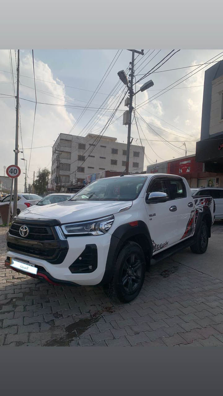 🚘 تۆیۆتا هایلۆکس | Toyota Hilux
مۆدێل: 2024 – مواسفات TRD (سەفری جیهان)

▪️ کلین، بێ سبوغ
▪️ یەک شوختی تەنها
▪️ ڕەقەم: سەنەوی نوێ (78)
▪️ ڕۆیشتن: هەزارکم 78
▪️ مەکینە: 6 پستن

💵 نرخ: 378$
مامەڵە

📞 ***********
📞 *********** السليمانية, العراق
