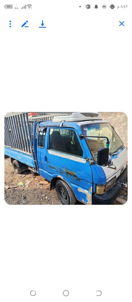 كيا بنكو موديل 93. رقم انگليزي بغداد بأسمي
گير ومكينه. ومشط جدد.  سياره مابيها اي نواقص
يرادلها صبغه بس   سياره اني مكملها على ايدي
مكان السياره    نجف  للاستفسار 
*********** واتساب سعر 55
