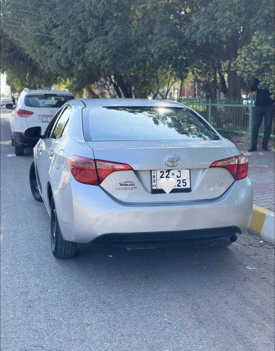 للبيع كورلا موديل 2019 رقم أربيل بسمي سنويه رقم جديد شرط التحويل والغرامات سياره أمريكي حادث فقط بونيد وقطعتين كلير بدون دواخل بدون ايرباك رادار حجر بلادي موجود سيارت محرك كير بشرط ماشيه 110 فقط سياره تخم تاير جديد صدر امامي خلفي جديد تبريد ثلج السعر 135 وبيها مجال حك الجيه مكان سياره بدوز للاستفسار اتصل على الرقم ***********

