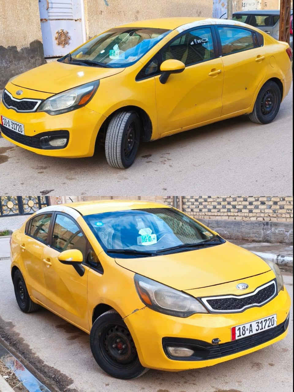 السلام عليكم  كيه ريو موديل  14 مكينه وكير جدد وضفيره جديده وتخم تاير مداور ثاني يوم سياره معمره رقم انكليزي تبريت شغال العنوان السماوه ‏‪***********‬‏السعر (((((75))))))
