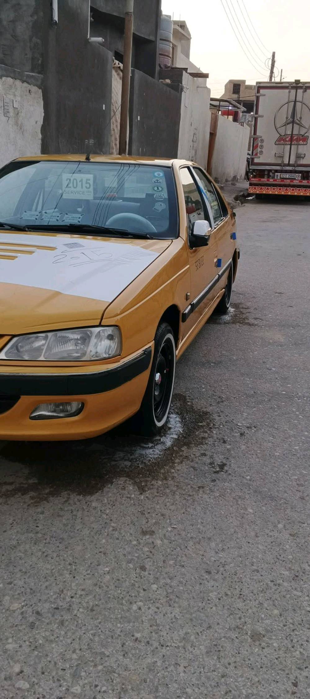 
هل هناك أي صيانة أو إصلاحات حديثة؟: 
بارص مديل 15تبريد ثلج تخم تاير حداديه جديده مصفره هيئه وغرامات تحويل ثاني يوم رقم قادسيه دولي بسمي دوشمه جديده غرفته حلوة 
ما هو السعر المطلوب للسيارة؟: 
47وبيه مجال
أين يقع مكان السيارة للمشاهدة؟: 
سماوه
هل هناك إمكانية للتفاوض على السعر؟: 
نعم