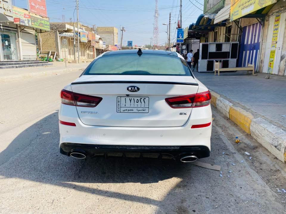 للبيع كيا أوبتما وارد امريكي 2020 EX
محرك 1600تيربو
معوقين رقم قادسية لسنة 2027
فول مواصفات
بدون حادث ماشية 98 الف ميل 
السعر 130 بيها مجال 
مكانها الديوانية 
***********
