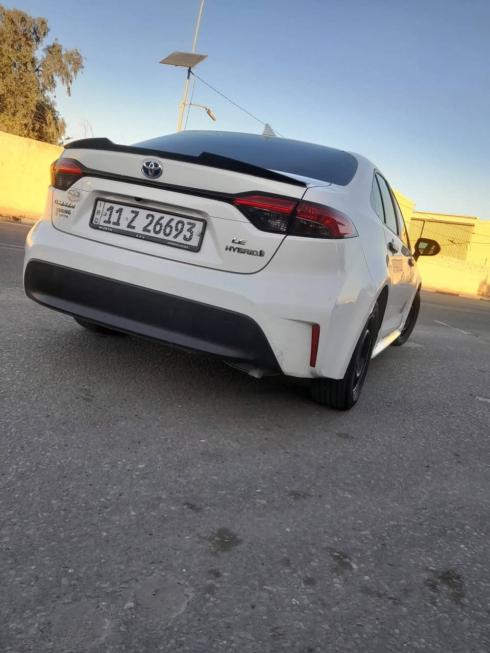 كورلا 2023 هايبرد وارد امريكي
سيارة مال جناي مو ابو معارض اخوان 
سياره ماشية 35الف 
حادثها جاملغ امامي ومبدل بلادي 
شاشه كامرا خلفيه حساسات كامله
سياره انضف من الصور تجي وتشوف 
مكان سيارة كربلاء ورقم بغداد باسمي 
سعر 148 
للاستفسار اكثر: ***********
