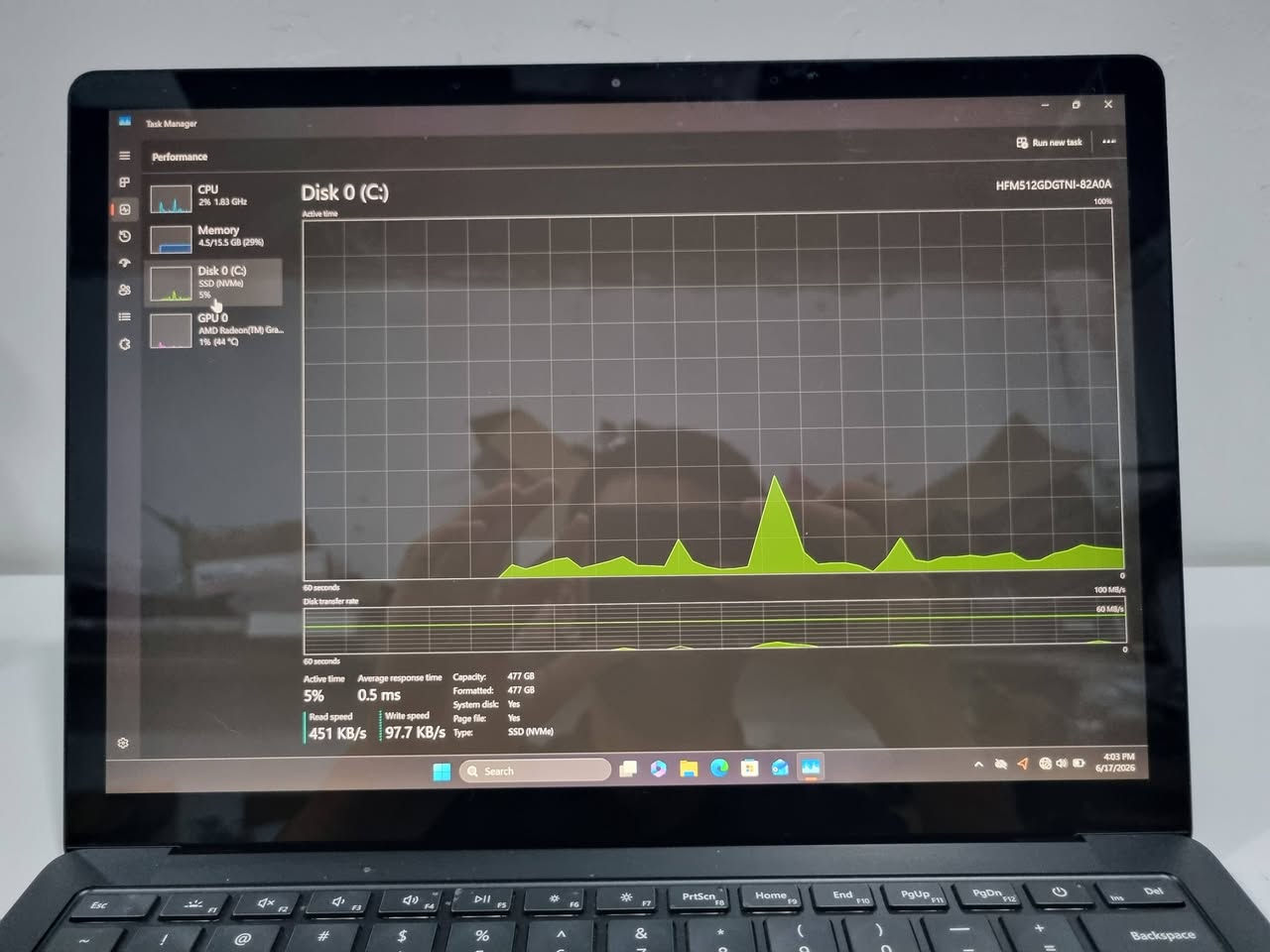 Microsoft Surface Laptop 4

• المعالج: Ryazn 7
• الرام: 16GB 
• التخزين: 512GB ssd
• الشاشة:  13.5 بوصة  لمس PixelSense 
• البطارية: 47Wh بمعدل استخدام يومي يصل ال 19 ساعة
• معالج رسومات: AMD Radeon


**إذا كنت صاحب هذا الإعلان وتريد حذفه لأي سبب، رجاءا أرسل رسالة إلى الدعم الفني**