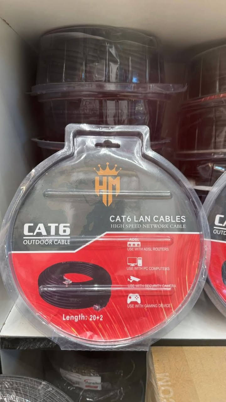 🔥تووووفر كيبلات CAT6 Outdoor ماركة HM 👑
جودة عالية… ثبات إشارة… شغل نظيف بدون تقطيع 💪

📦 الطول: 20+2 متر
🎯 مناسب للراوترات، الكاميرات، وأجهزة الألعاب
⚡ أداء سريع يتحمّل الشغل الخارجي

متوفر هسه وبكميات 👌
عرض خاص – القطع الأخيرة – لا تفوّت الفرصة �


**إذا كنت صاحب هذا الإعلان وتريد حذفه لأي سبب، رجاءا أرسل رسالة إلى الدعم الفني**