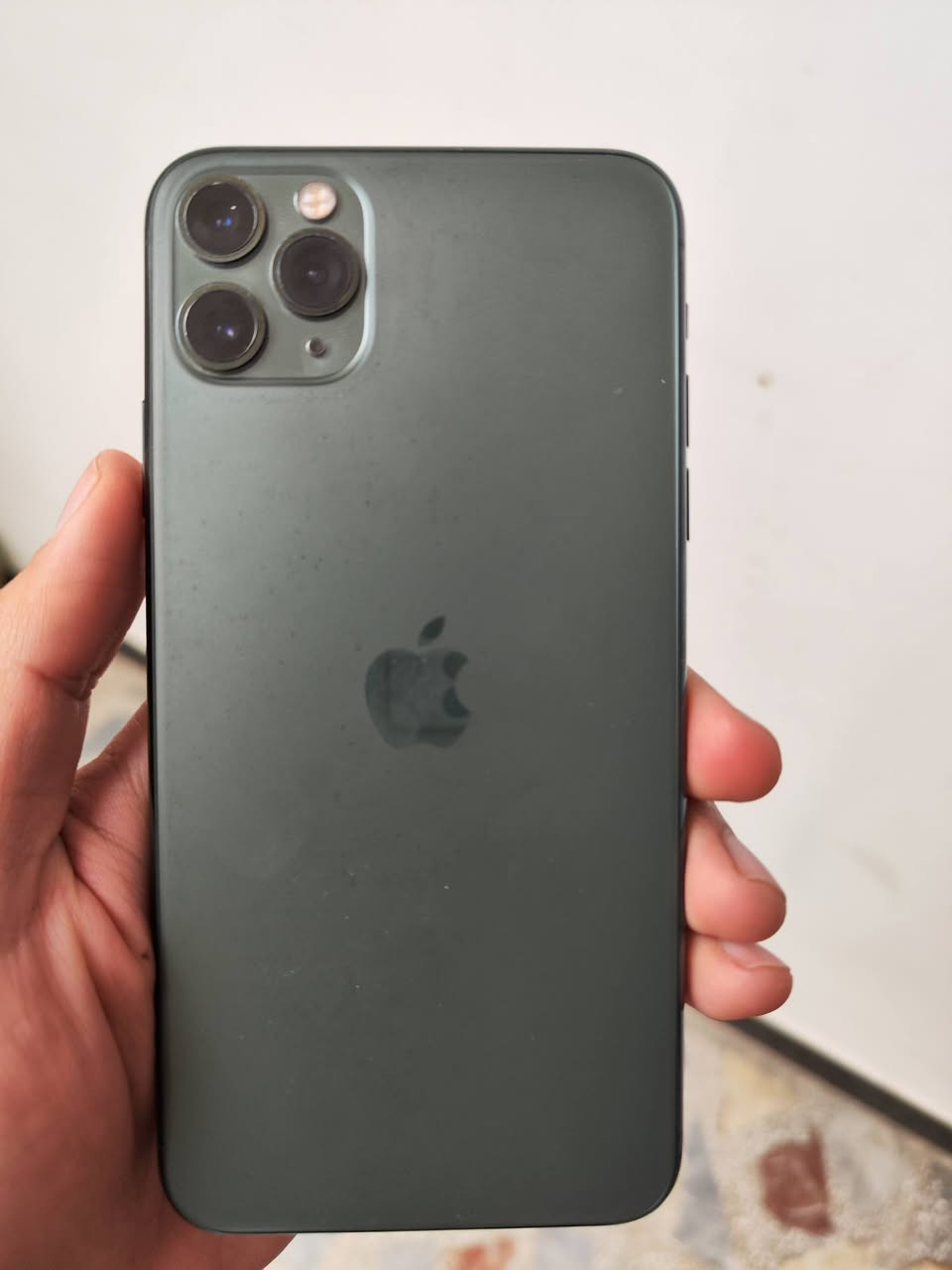 سلام عليكم
ايفون 11 برو ماكس (للبيع)
ذاكراته/256
النموذج M اصلي 
خطين 
بطاريه/74
جهاز اصلي مكفول مداخل تصليح ابد 
السعر/380
مكاني /نجف 
للاستفسار *********** واتساب موجود وخاص أيضاً
