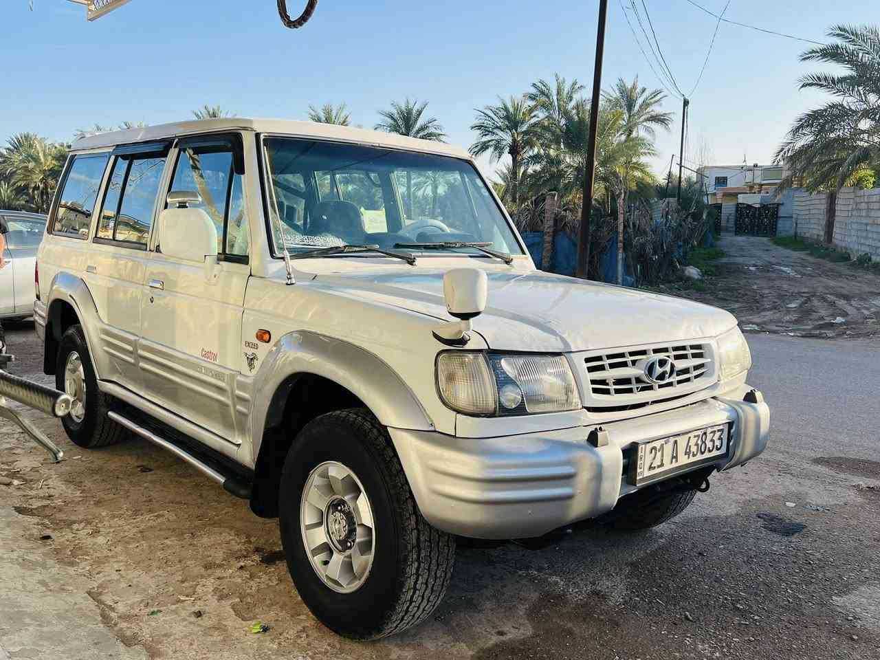 يونداي كالوبر موديل 2002
السعر: 65 بيهه مجال 

رقم سليمانيه الانكليزي سنويه ل27 تحويل ثاني يوم 
محرك بانزين كير عادي كير ومحرك كفاله 
صبغ جامرلغ خلفي فقط تخم تاير جديد 
كهربائيات كامله مسويله ادامه كامله بلكات نوزلات فيت بم 
سياره كامله ربع ماتصرف عليها
مكان السيارة ديالى 
للاستفسار***********
