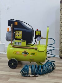 كمبريسر هوه 24 لتر وصونده 10امتار للبيع مستخدم قليل كلش السعر 120وبي م...