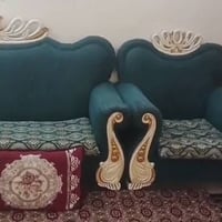 كنب أبيض • طقم ملكي • أثاث للبيع