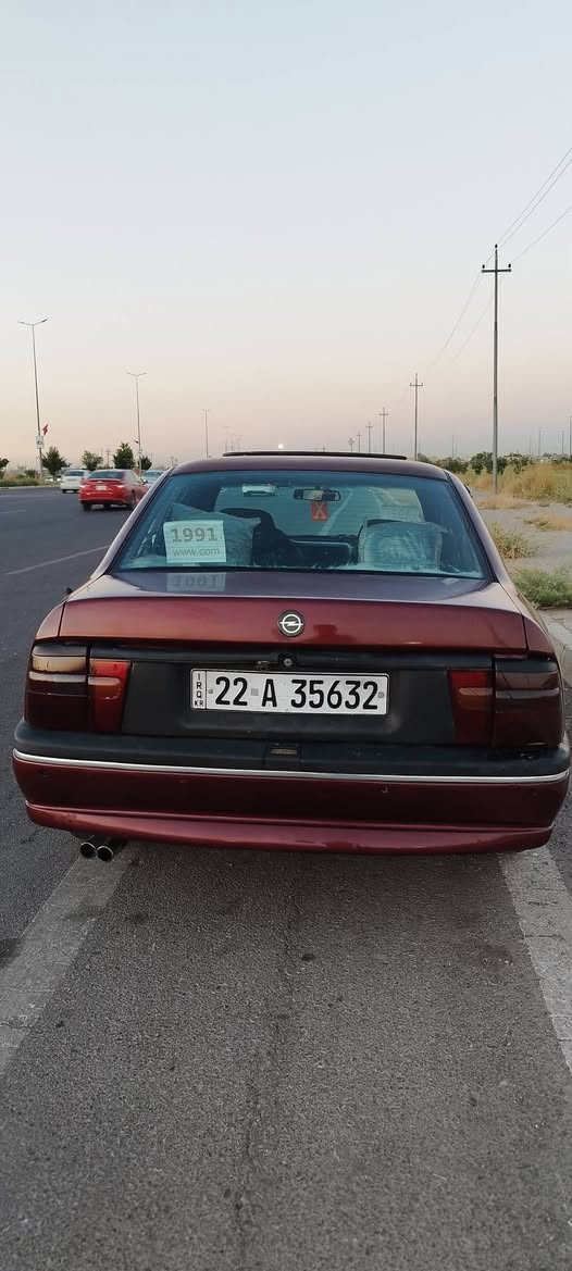 سلام علیکم 
اوبل ڤیکترامۆدێل 1991 
مکینە 18 گێڕ عادی 
گێڕ و مەکینە بەشەرت 
ڕەقەم هەولێر ڕەقەم باریک  هەزەی تازە سەنەوی تازەیە تا2031
سەیارەکەش بەناوی خۆمە چی کاتێ ویستت تەحویلی ئەکەم بۆت 
کۆبۆن بەنزینی هەیە 
سەیارەیە پوخت و ڕێکو پێکە 
***********
شوێن : کرکوک ، ڕحیم اوا كركوك, العراق
