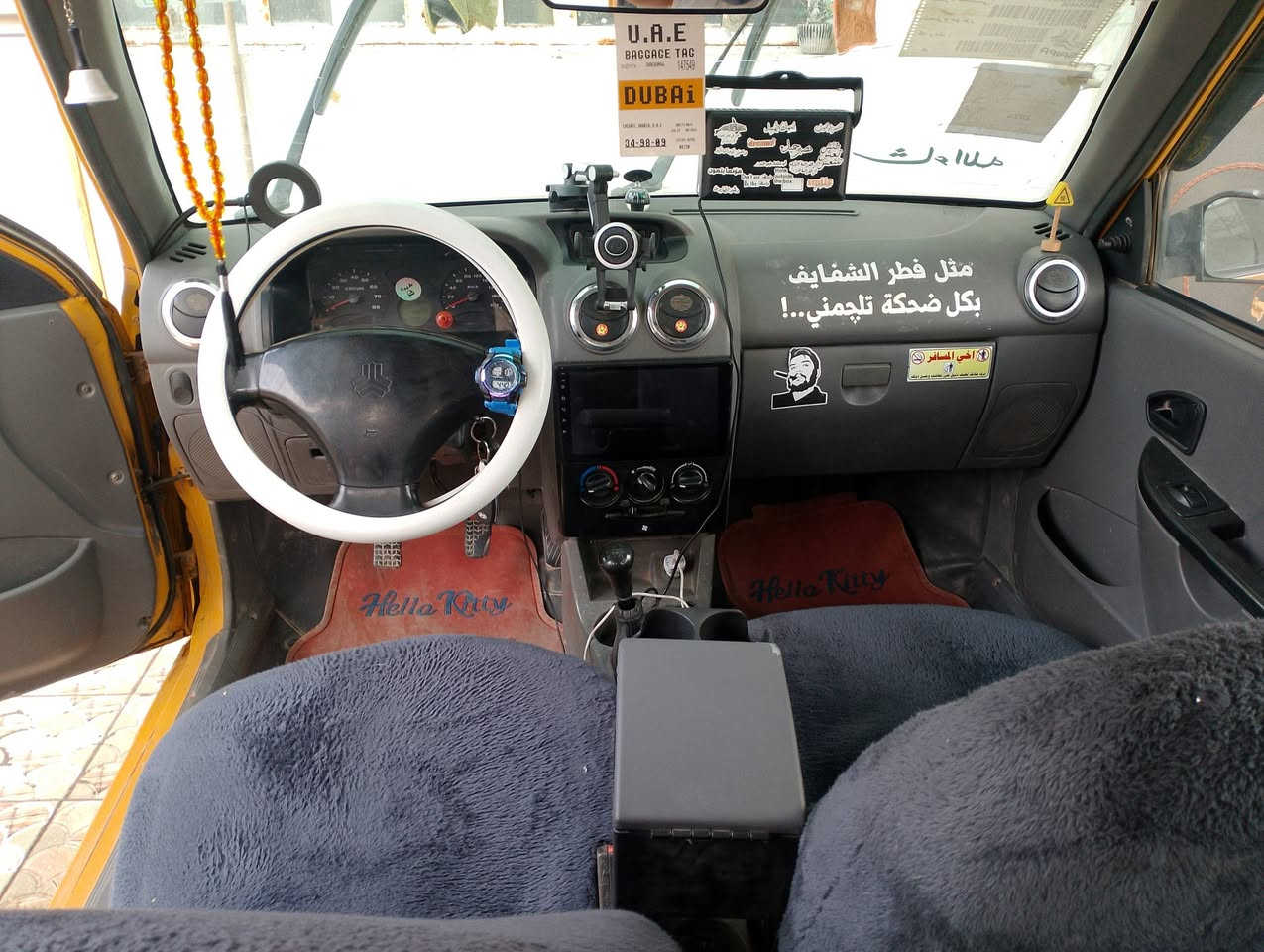 (السلام عليكم)
 🚕 للبيع🚕
🛑. سايبه 2016
🛑. كير جديد 
🛑. ماشيه191 الف قابل لزياده
🛑. حداديه امايمه خلفيه جدد 
🛑. كهربائيات كله شغاله
🛑. تبريد عوزه بس بوري مكسور 
🛑. لسياره نصبته حلوه شوفت عينكم
🛑. تاير ابو الخطه لبيضه 
🛑. لسياره سنويه تنتهي بشهر ل 5
🛑. رقم نجف
🛑. عنواني الديوانية حي الأمين📍
🛑. ***********☎️واتساب 
السعر خابر أو راسل على الواتساب بيك خير ودلل
