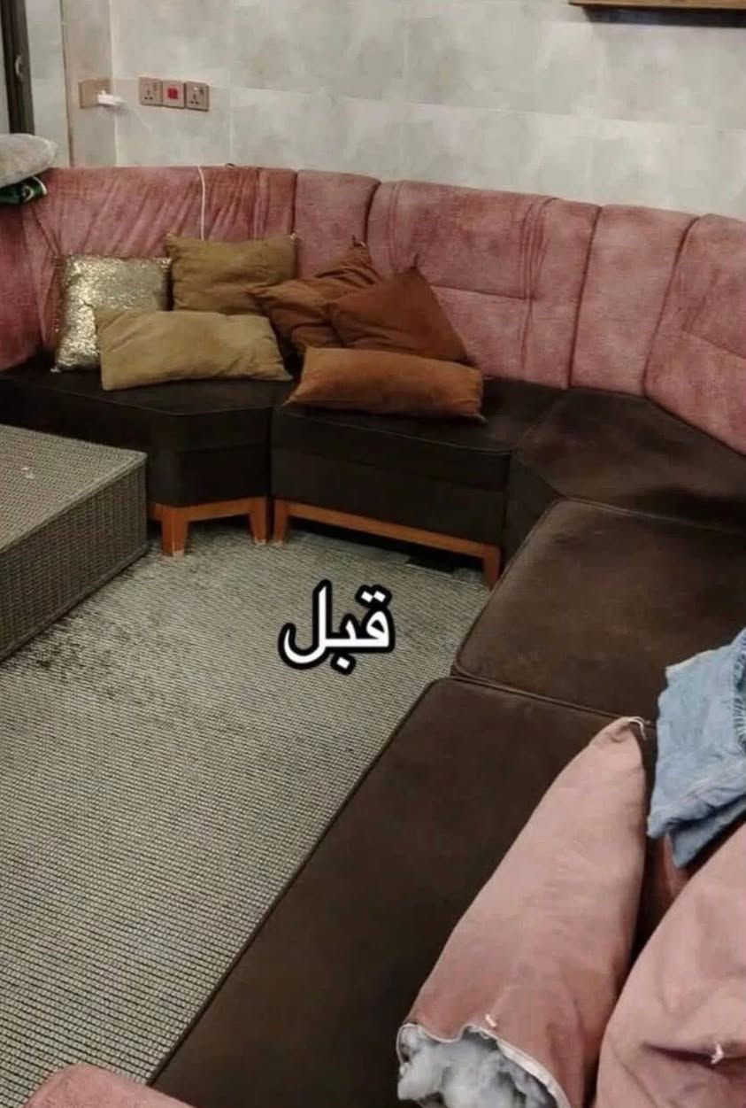 تحيه طيبه لكم♥️
#القديم_يرجع_جديد_عدنا
✨✨✨✨✨✨✨✨
اعاده دوشمه وتصليح تخمك القديم بموديل جديد
✨
اعادة دوشمه🌀
صيانه🔧
اسفنج🧽
بولستر/ديباج
قماش تركي … وتر بروف🪙
واللوان ونوعيه القماش على رغبة الزبون
تغيير رجليين 🛋️🪑التخم
صور التخم قبل وبعد الدوشمه
ان شالله ينال اعجابكم ♥️
اي استفسار مراسلة الصفحه


**إذا كنت صاحب هذا الإعلان وتريد حذفه لأي سبب، رجاءا أرسل رسالة إلى الدعم الفني**