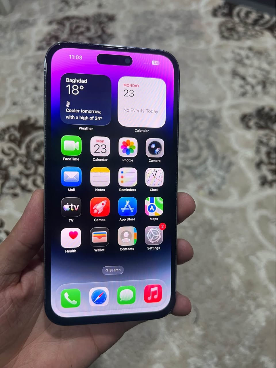 ١٤ پروماكس مور ٢٥٦ گيگاية و ٢ سيم ZAA
پاتري ٨٠ 
موبايلةكة تةنها شاشةي گورايةGX ئةسلي بةشةرت 
فةيس ئايدي ئيش ناكات پشتي شوختيكي هةية 
سعري ٥٨٠ هةزار أربيل, العراق


**إذا كنت صاحب هذا الإعلان وتريد حذفه لأي سبب، رجاءا أرسل رسالة إلى الدعم الفني**