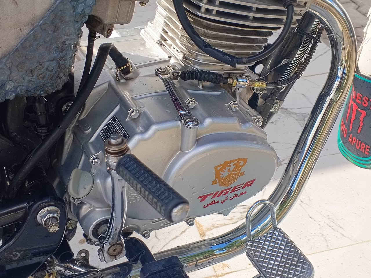 دراجة تايگر 2023
محرك مامضروب صبانة ☑️
مابيها اي عيب كلشي شغال
مكفولة عدم سرقة 
السعر 500 وبيها مجال قليل 🤍 

***********
