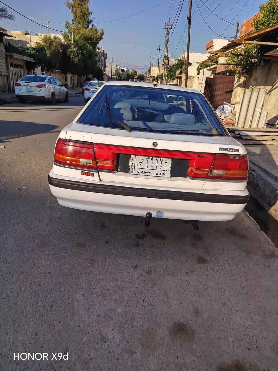 السلام عليكم
مازدا 626
8 بخ
1990 اني الشرعي
قطعه صبغ فقط 
بور جامات كهرب
4 دسك
السياره جاهزه
طخم تاير
السعر 33 وبيها مجال
مكاني موصل 
للاستفسار الاتصال ***********
