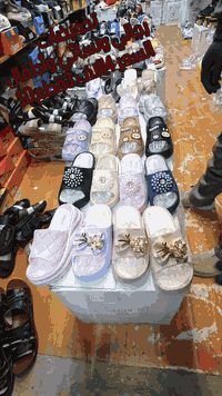 عروض وتخفيضات هبي شوز  سليبرات رجالي ونسائي وأطفال  السعر 4الاف 3قطع 1...