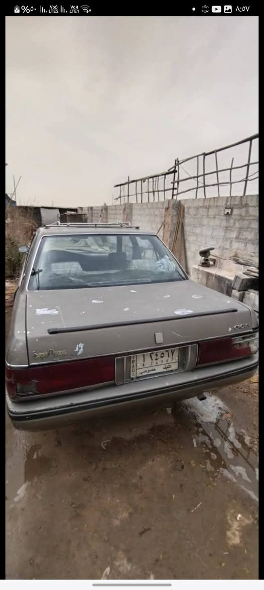 السلام عليكم 
سياره كراون سيدان موديل ٩١ مصبوغه صبغ عام للجماليه 
بدون حاث رقم نجف ألماني سنويه ٢٧ معروضه ٣٧ وبيه مجال
***********
