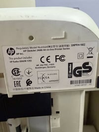 طابعة hp استنساخ عادي ملون وسكنر وبيها واي فاي و عالحاسبة  تحتاج كاترج...