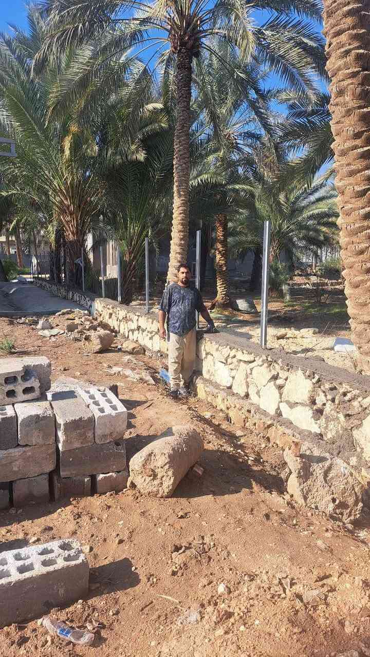 *********** السلام عليكم بناء حجر كرسته وعمل
