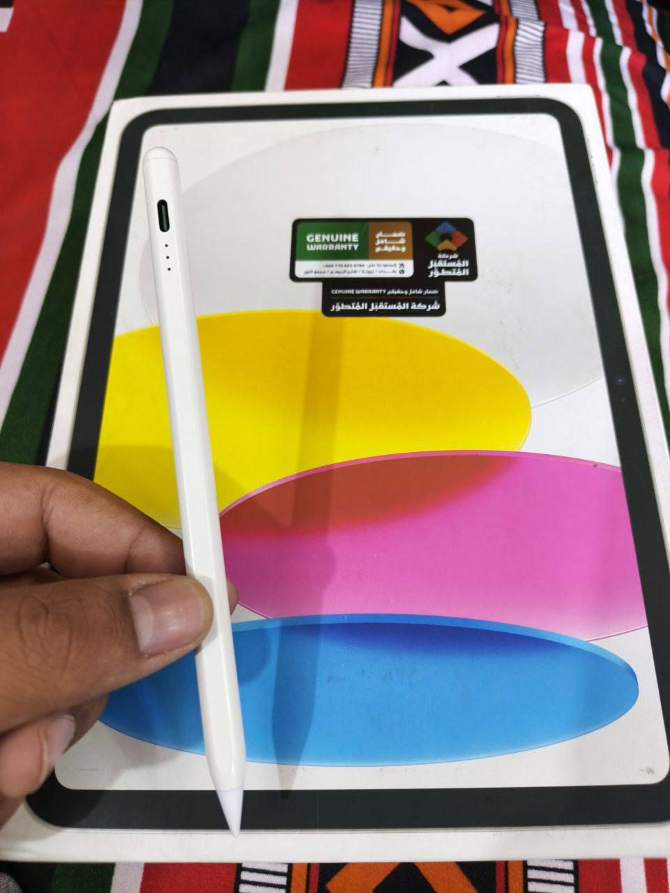 ايباد ١٠ ذاكرة ٦٤
لون سلفر كامل ملحقات +قلم يدعم راحة اليد
الجهاز مامفتوح نهائيا ونظافتة ١٠٠٪
للبيع السعر ٣٢٥ وبي مجال
مكاني بغداد ***********
وشكرا 🌹
