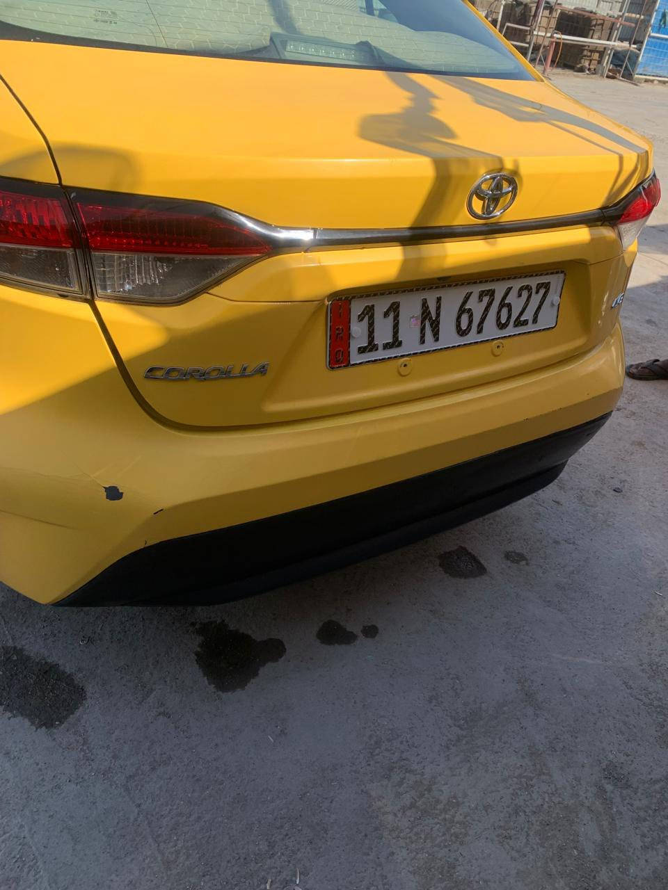 للبيع 
كورلا وارد أمريكي 2023

فئة LE حادث قبق جنطه

السعر165$ شاشة كبيرة كامرة دوارة 

مصفره هيئة+غرامات مرورية 

للتواصل ***********
