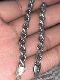 سوار فضة • ٩٫٥ غرام • عيار ٩٢٥
