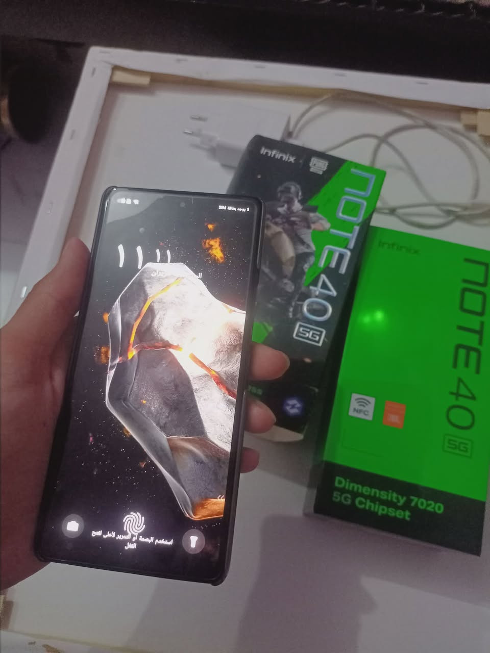 انفنكس Note 40 5g
١٢٠ هرتز شاشة 
بطاريه 5000
ببجي ٦٠
ذاكرة 256
السعر ٢٠٠ قفل


**إذا كنت صاحب هذا الإعلان وتريد حذفه لأي سبب، رجاءا أرسل رسالة إلى الدعم الفني**