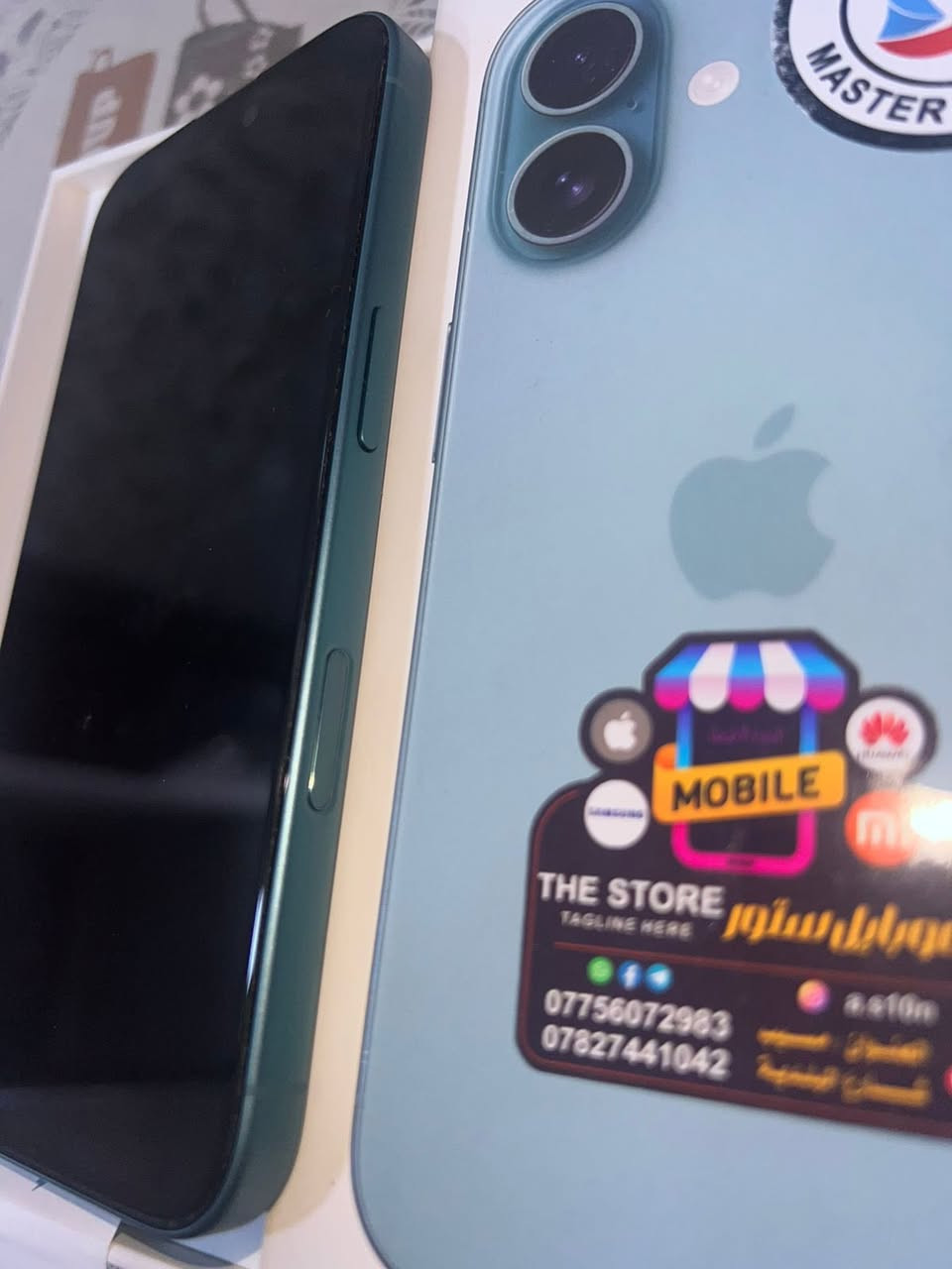 ايفون 16 عادي ماستر عربي مشحون 75 مره قابل للزياده مستخدم شي قليل داخل الضمان لنهاية 2026 بطاريه 100 ذاكره 128 السعر 875 الف وبي مجال كلش قليل للعلم سعر الجديد ب1100 حته يجوز اكثر لان ماستر يصير غالي مكاني بغداد السيديه


**إذا كنت صاحب هذا الإعلان وتريد حذفه لأي سبب، رجاءا أرسل رسالة إلى الدعم الفني**