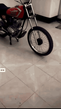 بصره • موتوسيكل ايراني • مكينه مفتوحه