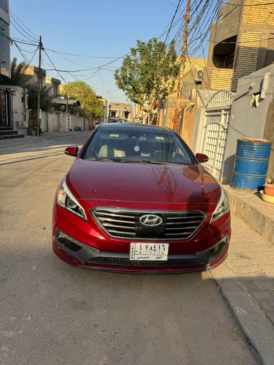 سونتا 2015فول موصفات لأخير بصمه لادرات جلد لادات امامي خلفي سعر 108قفل سونار مرفق ويه منشور سياره فقد بيه كلير بدون صبغ شرط فقط  تبديل جنطه باقي كفاله مكانه نجف لاستفسار *********** مكلف بنشر.
