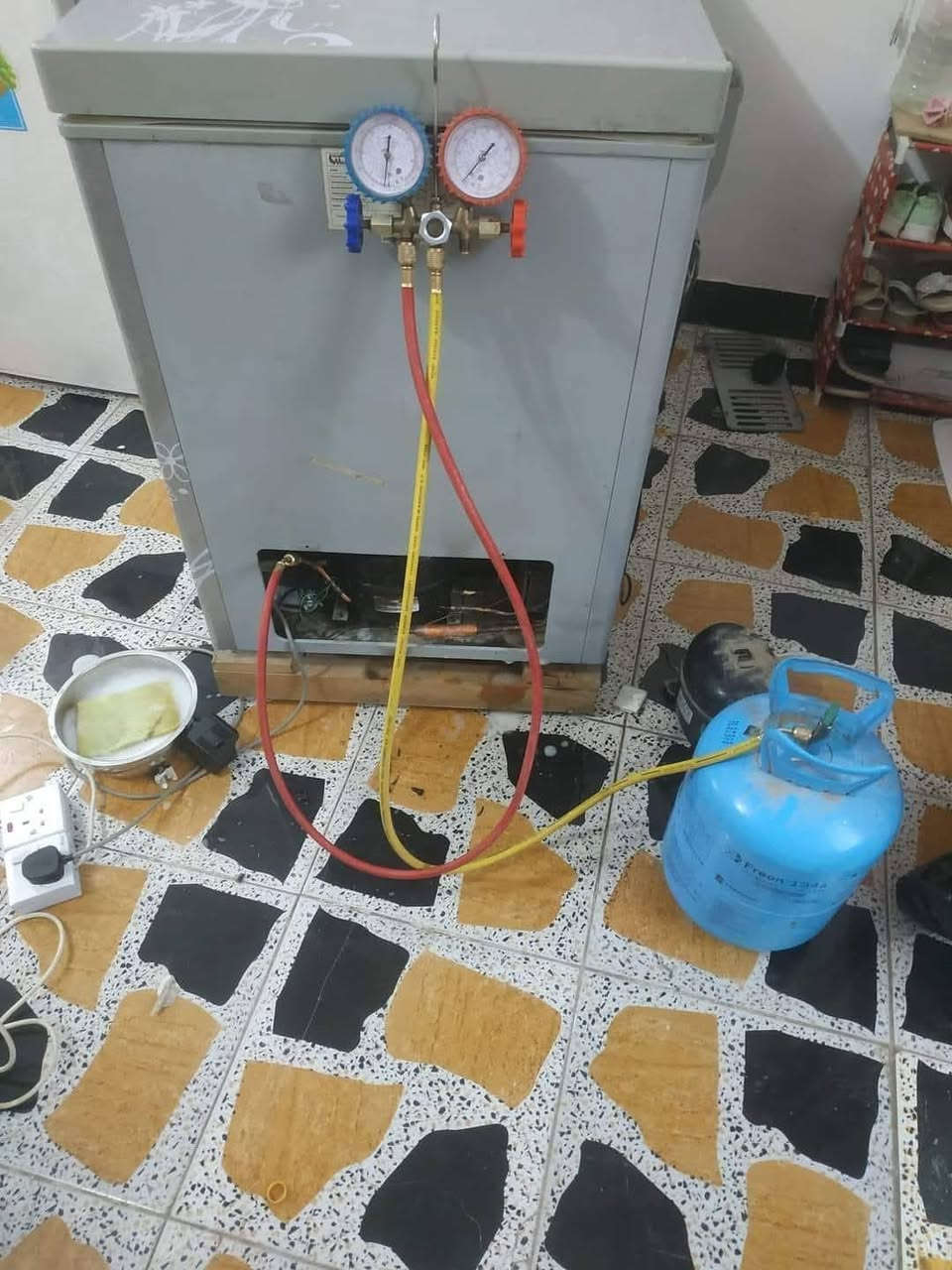 السلام عليكم
ورشه متنقله في جميع مناطق بلد، الضلوعيه، الحردانيه، والمعتصم 
لصيانة الثلاجات والمجمدات والسبالت وكافة انواع البرادات 
العنوان قضاء الضلوعيه الأمين
الرقم ***********
