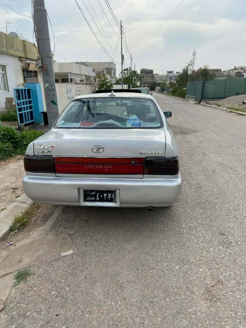 به ناو خوا 
تويوتا كورولا موديل 94 ارم بلاستيك اربيل 
توماتيك + جام كاره با + كابريوه + به نزين زور كه م ده خوا مالى فه قيره هه كوردستان بى كيشه گير و مه كينه خاوين پاترى و تايه خاوين گورينه وه ش ده كه م به سه ياره ى بار ***********  واتس اب أربيل, العراق
