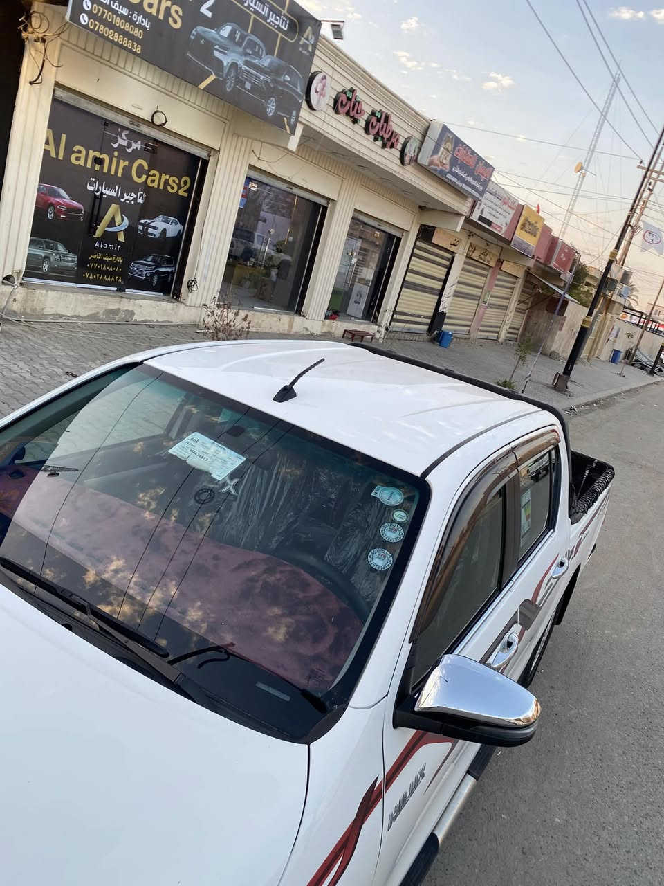 السلام عليكم 
  تيوتا هايلوكس 
 موديل 2021
رقم أربيل دولي 
فول مواصفات اوتو 
اشاير مري 
مري شفط 
يدات نيكل بلادي 
كير اتو 
ماشيه 109 حقيقي 
شاشه كأمره
حساسات 
هيترات بل كراسي  
أربع جام اوتو 
دواسات 
نضام ايكو 
تبريد ثلج قطعتين تبريد
محركه 2700 شرط ممدوده على سبانه 
داخل صاج 
ارضيه مدوشمه جلد 
 
🩸سياره مال جنايه جديده لوك عل وضع شركه 

صلاح الدين بيجي 

***********

0772155888
