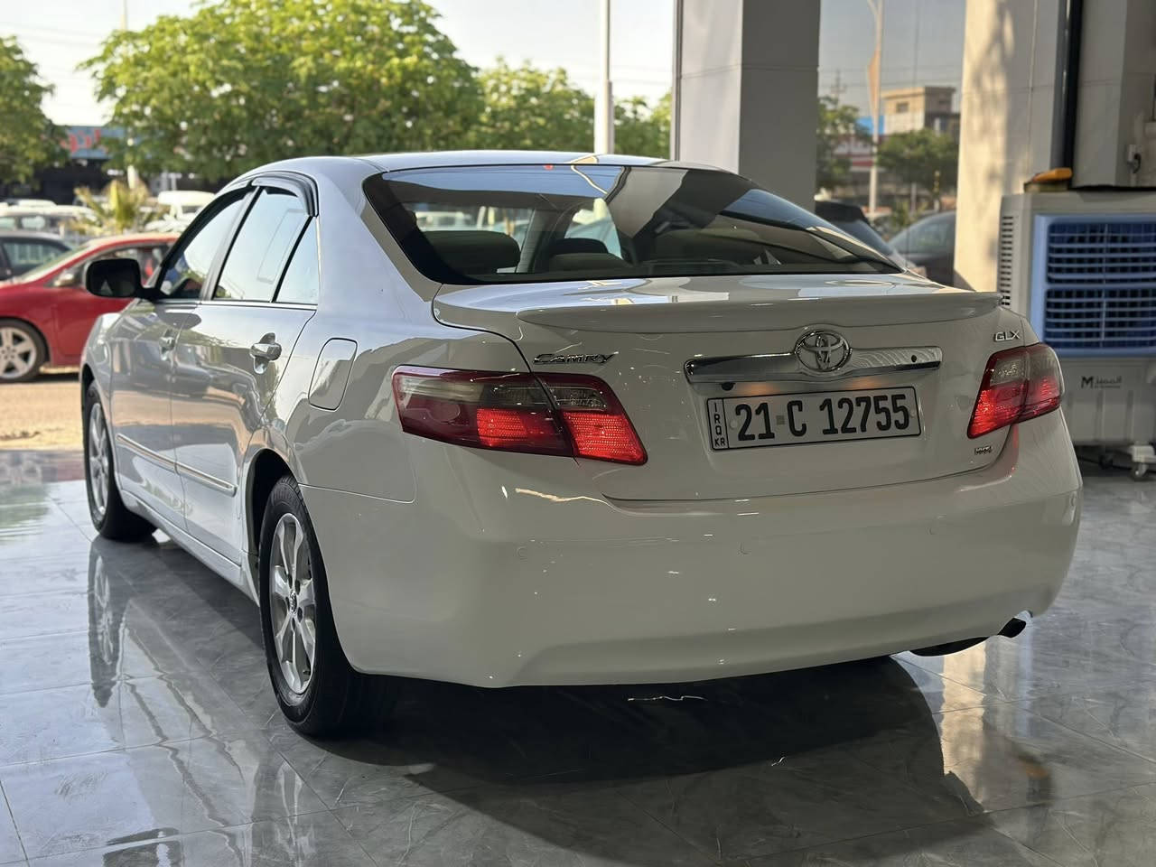 تويوتا كامري خليجي GLX
موديل : 2008 
العداد : 241  الف كيلو متر
السعر : 130 بي مجال
سيارة بدون صبغ  
المواصفات :
_ كشن كهربائي
_ برده خلفيه كهربائي 
_ تبريد قطعتين
_ فول تحكم ستيرن كروس سرعة
_ شاشة و كامرة خلفية 
_ حساسات خلفية
_داخل صاج كامل
_ فول زينون
_ 5 ويل كروم
هزة فحص سنويه ورقم جديد 
رقم سليمانية : شرط التحويل والغرامات 
معرض شركة سلام جلال فرع كركوك
للاستفسار : ***********
